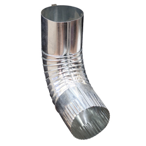 3″ Round Galvanized Steel Elbow 90°