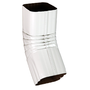 3″ Square Offset 45° (5 Crimp) Aluminum Elbow